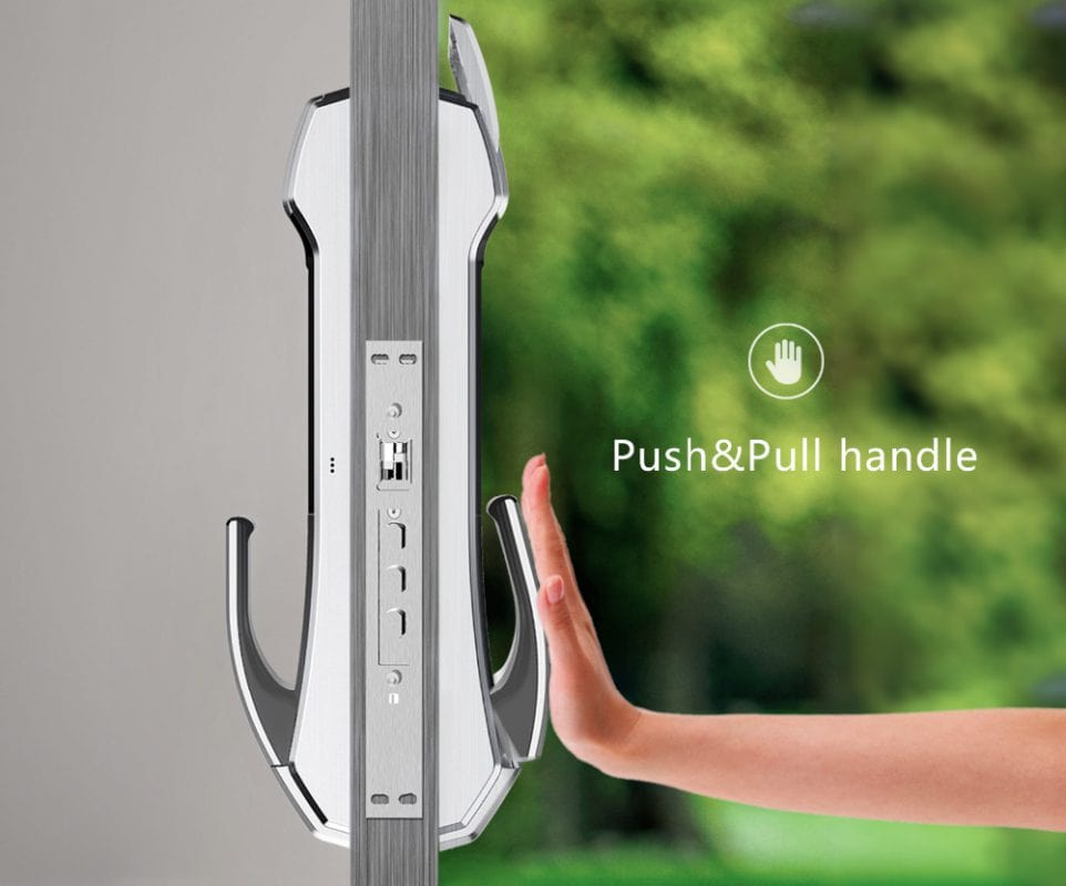 6. Thiết kế Push & Pull (đẩy/kéo) khoá cửa tiện lợi