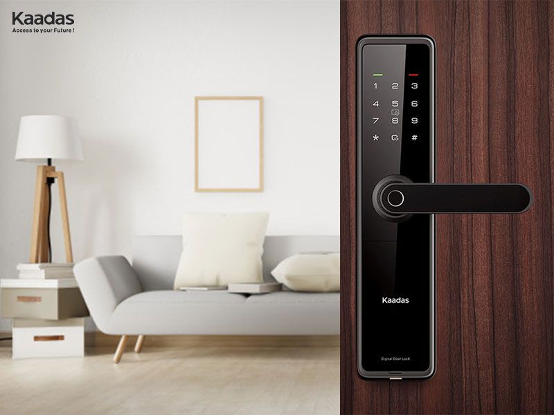 Khoá cửa vân tay Kaadas L8 3 3. Thích hợp lắp đặt trên nhiều chất liệu cửa và kiến trúc ngôi nhà