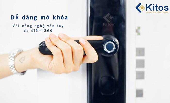 6. Công nghệ vân tay đa điểm 360 bảo mật tối ưu