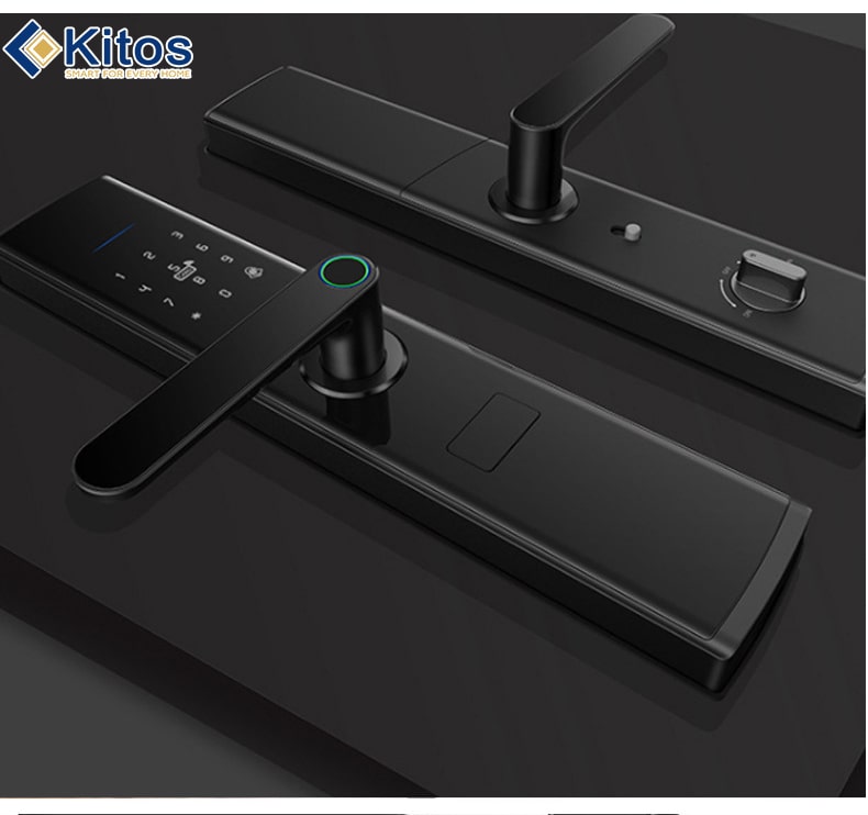 Khoá cửa vân tay Kitos KT-A30 2 1. Khoá điện tử Kitos KT-A30 thiết kế hiện đại, thẩm mỹ, độ bền cao