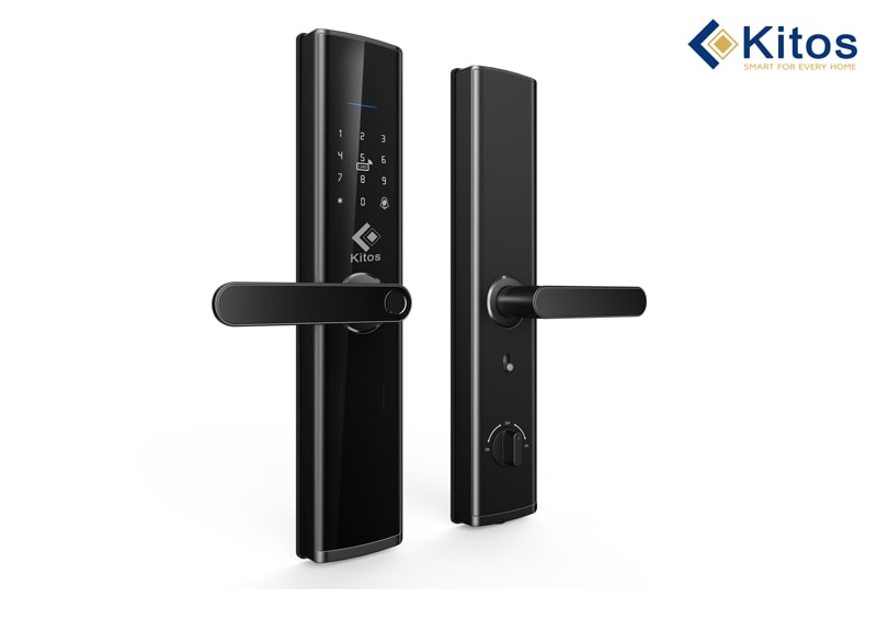 Khoá cửa vân tay Kitos KT-A30R có thiết kế sang trọng, bền bỉ