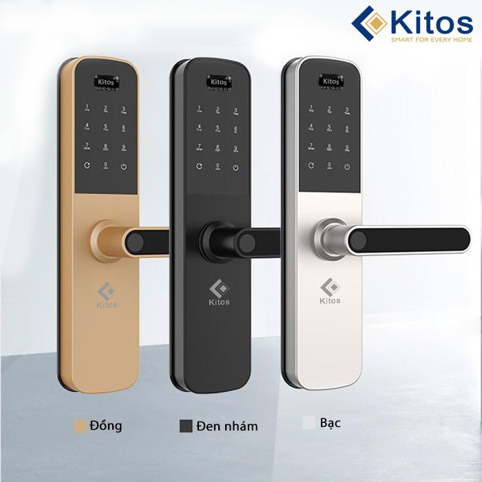 Khoá cửa thông minh Kitos KT-G600 - Vân tay, mã số, thẻ từ 3 1. Thiết kế sang trọng hiện đại, độ bền cao