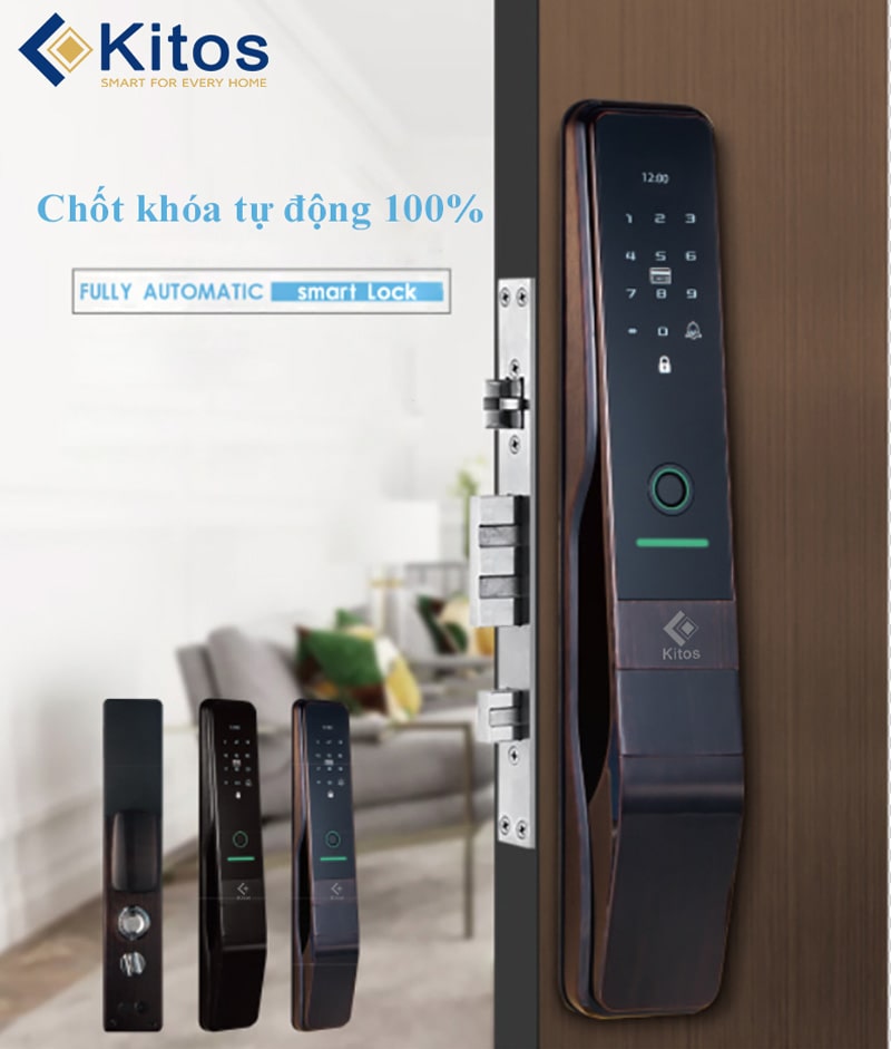 Khóa cửa vân tay Kitos KT-P830 10 7. Công nghệ khoá tự động tiên tiến trên khoá điện tử Kitos KT-P830