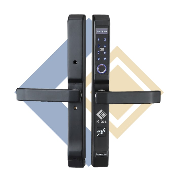 Khóa cửa vân tay nhôm kính xingfa Kitos KT-AL410 4 Với sự đa dạng về màu sắc người dùng có thể lựa chọn phong cách phù hợp với mình.