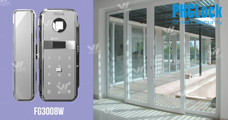 2. Khoá thông minh PHGLock FG3008W lắp đặt cho nhiều kiến trúc nhà