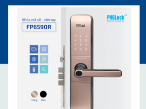 Khoá cửa điện tử PHGLock FP6590 trang bị 4 tính năng mở khoá tiện lợi
