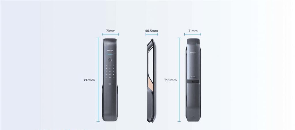 Khoá cửa điện tử Philips Easykey 9000 4 3. Khoá cửa thông minh Philips Easykey 9000 có thiết kế hiện đại, sang trọng