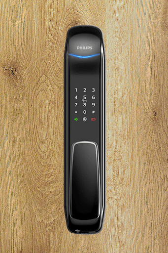 Khoá cửa điện tử Philips Easykey 9000 6 5. Khoá điện tử Philips Easykey9000 lắp đặt trên nhiều chất liệu cửa