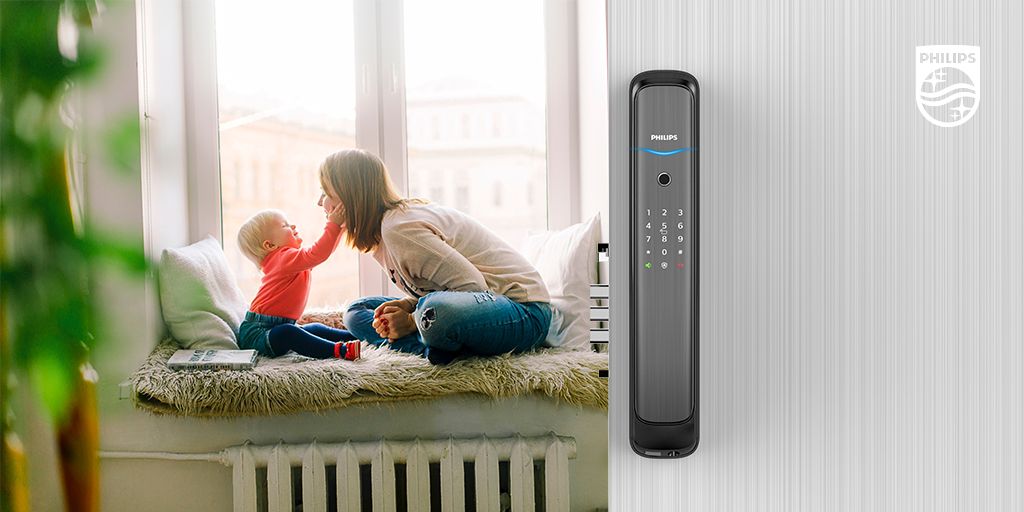 Khoá cửa điện tử Philips Easykey 9000 8 5. Khoá điện tử Philips Easykey9000 lắp đặt trên nhiều chất liệu cửa