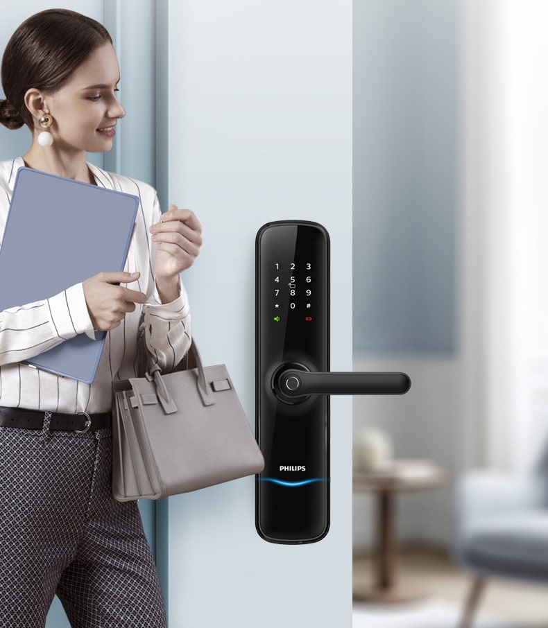 Khoá cửa vân tay Philips PI 11 5. Một số tính năng nổi bật khác trên khoá điện tử Philips PI