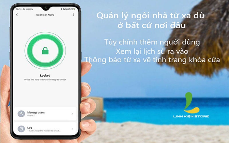 Khóa cửa thông minh Xiaomi Aqara N200 Smart Door Lock 11 Khóa Cửa Thông Minh Aqara N200 Mở Khóa Qua Điện Thoại