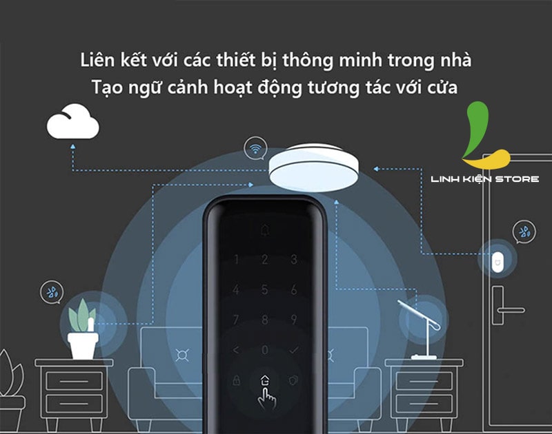 Khóa cửa thông minh Xiaomi Aqara N200 Smart Door Lock 14 khoa cua van tay xiaomi AQARA N200 12 min