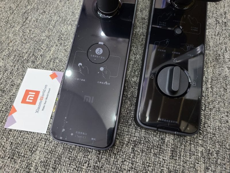 Khoá cửa thông minh Xiaomi Smart Lock Pro 13 Thông tin Pin, nguồn điện sử dụng