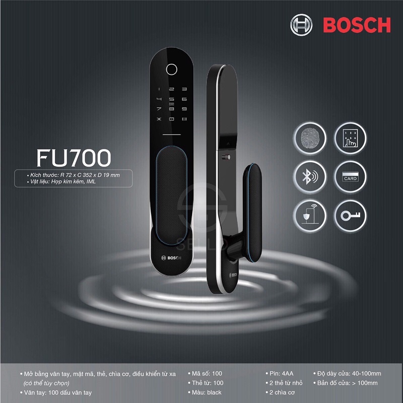 3. Tổng quan thiết kế của Bosch FU700.