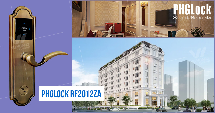 3. Lắp đặt khoá cửa PHGLock RF2012ZA trên nhiều chất liệu cửa