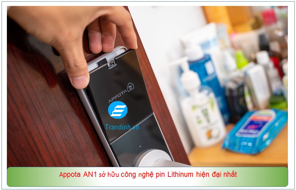 Khóa thông minh Appota AN1 giá rẻ | Thương hiệu Việt Nam 9 Công nghệ Pin hiện đại
