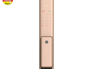 1. Thiết kế sang trọng hiện đại với tay cầm dạng Pull& Push kéo đẩy để mở khóa đơn giản và tiện lợi