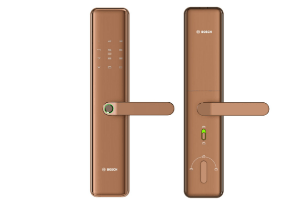 Khóa vân tay Bosch ID 40PK (Màu đồng) 1 1. Khóa vân tay Bosch ID 40PK nhập khẩu trực tiếp tại Đức
