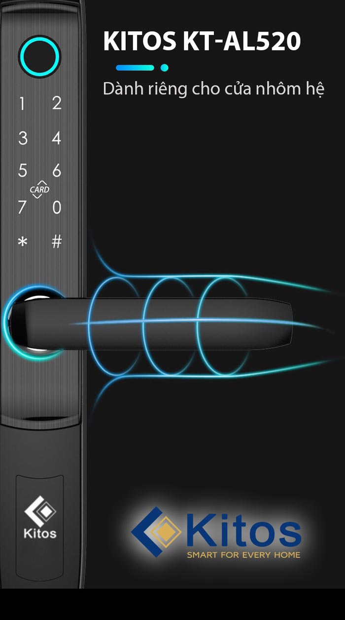 1. Tinh năng phương thức mở khóa của model Kitos KT-AL520
