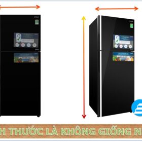 Tổng hợp kích thước tủ lạnh 2 cánh thông dụng hiện nay