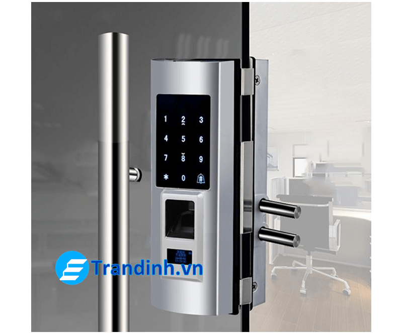 Đặc điểm cấu tạo của khóa vân tay dành cho cửa kính
