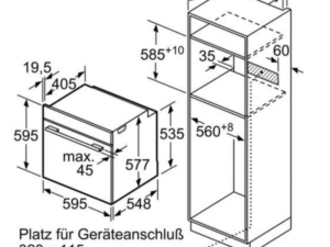 Lò nướng Bosch TGB.HBG634BB1B 2 4. Thông số kỹ thuật lò nướng Bosch HBG634BB1B