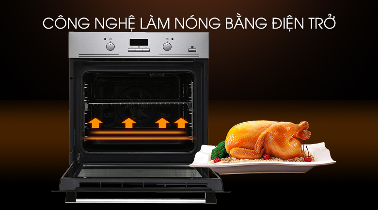 Lò Nướng Electrolux EOB3434BOX 72 lít 6 2. Công nghệ làm nóng đồ ăn bằng hơi nước.