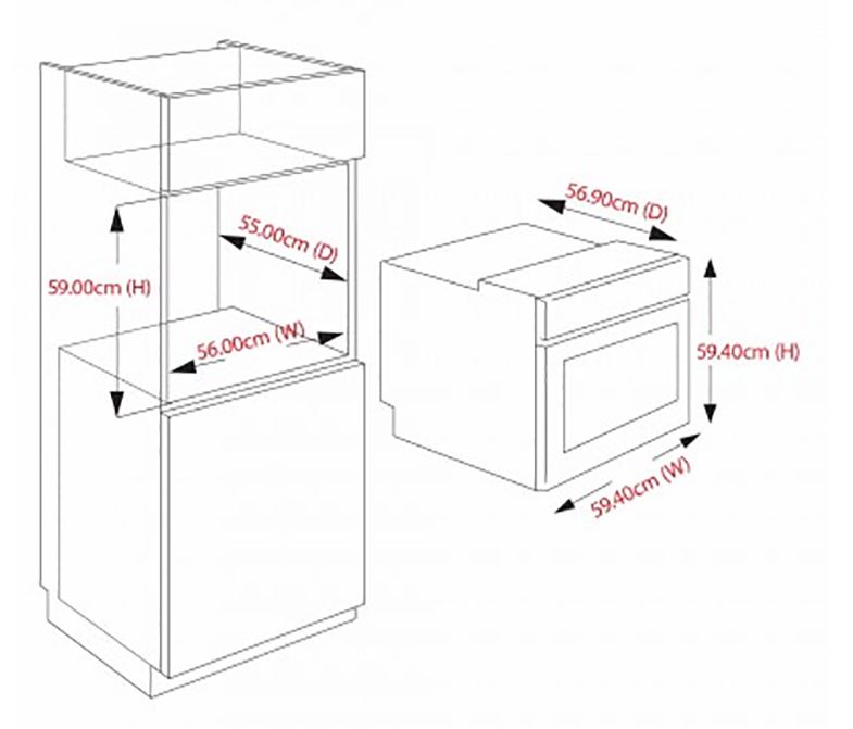 Lò Nướng Electrolux EOC540AOX 72 lít 9 7. Thông số kỹ thuật của Electrolux EOC5400AOX 72 lít.