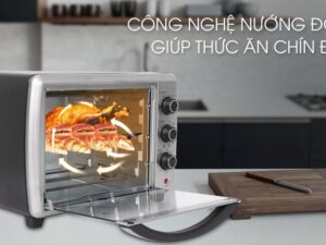 Lò nướng Electrolux EOT30MXC 38 lít 3 5. Công nghệ nướng đối lưu thông minh.