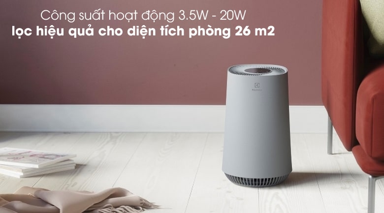 Máy lọc không khí Electrolux FA31-202GY 6 Máy lọc không khí Electrolux FA31-202GY thiết kế gọn gàng với gam màu sắc sang trọng