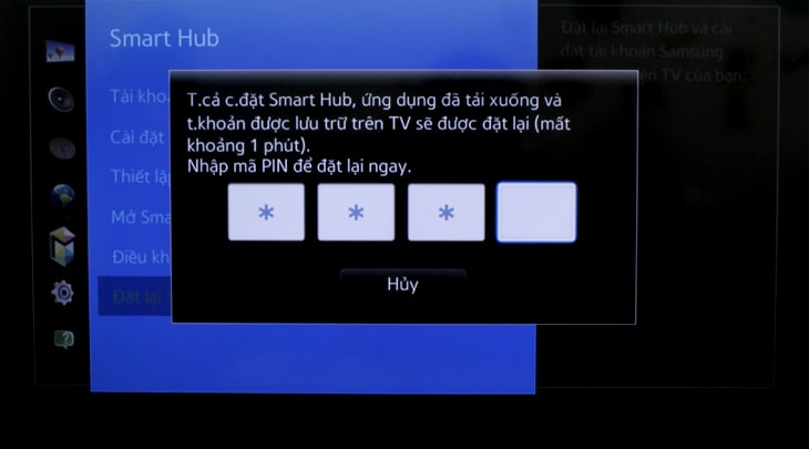 Đối với Smart tivi cơ bản chạy giao diện SmartHub