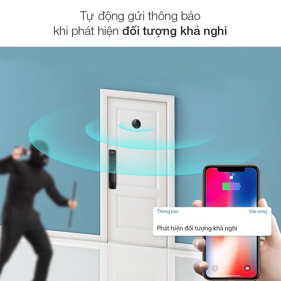 Mắt thần gắn cửa Philips DV001 3 2. Mắt thần Philips DV001 trang bị công nghệ AI tự động phát hiện vật thể