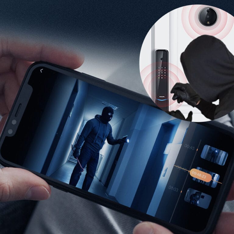 Mắt thần gắn cửa Philips DV001 4 2. Mắt thần Philips DV001 trang bị công nghệ AI tự động phát hiện vật thể