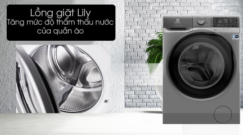 Lồng giặt Lily giúp quần áo thấm đều nước nhanh, giặt sạch hơn