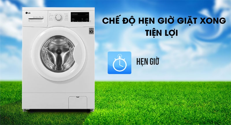 Tiết kiệm thời gian cùng chế độ hẹn giờ giặt tiện ích