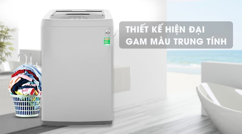Máy giặt LG T2108VSPM2 thiết kế hiện đại, độ bền cao