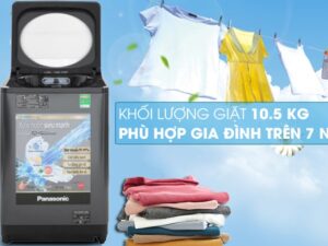 Máy giặt Panasonic inverter 10.5Kg NA-FD10VR1BV 5 Máy giặt Panasonic NA-FD10VR1BV có thiết kế sang trọng, độ bền cao