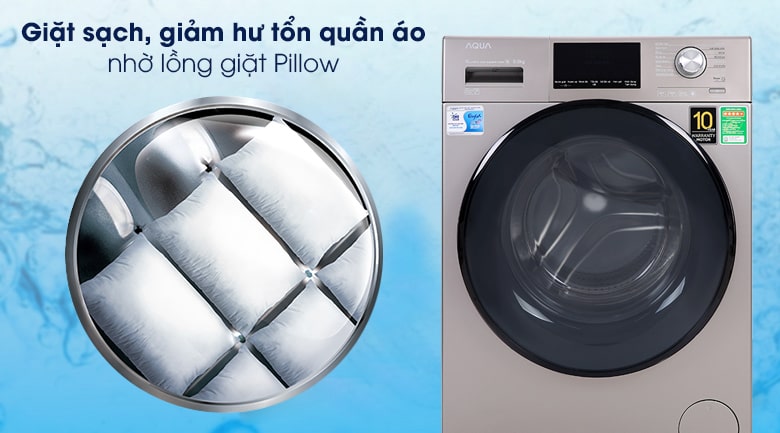 Giặt sạch hiệu quả, bảo vệ quần áo không bị hư hỏng với lồng giặt Pillow