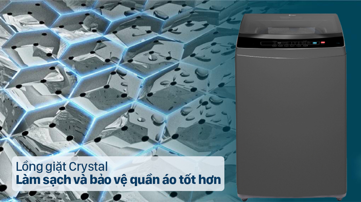 Tích hợp lồng giặt Crystal thế hệ mới
