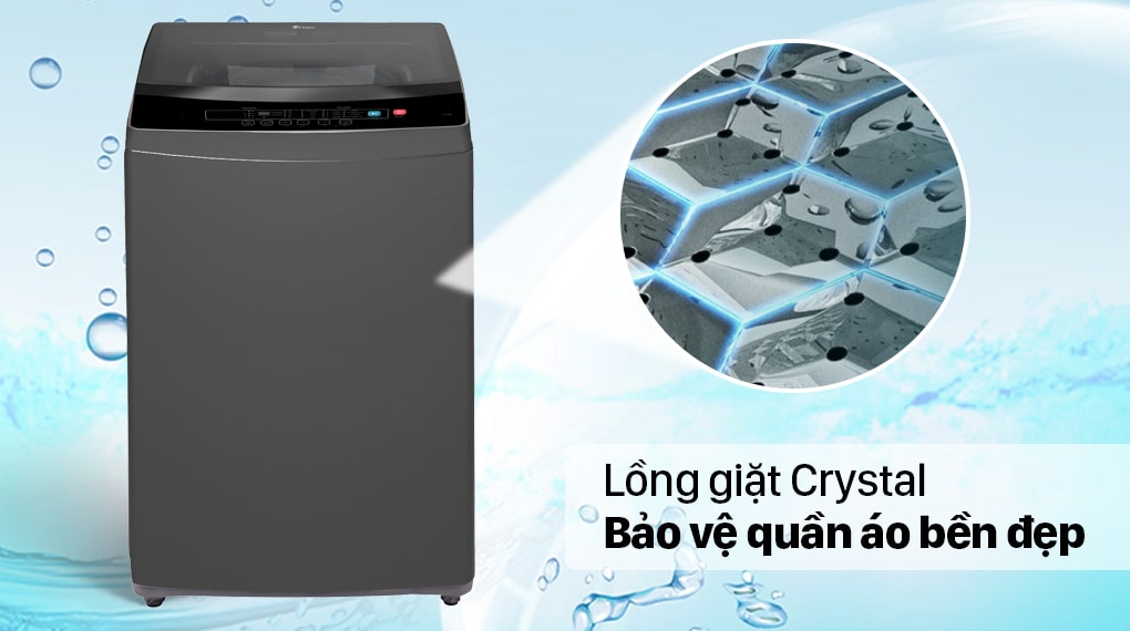 Lồng giặt Crystal bảo vệ quần áo, tránh sờn rách