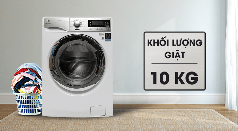 Máy giặt Electrolux 10 kg EWF14023 phù hợp với gia đình trên 6 người