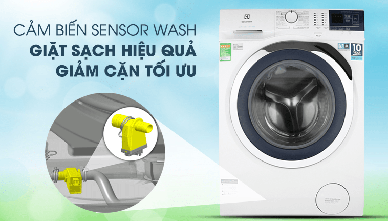 Cảm biến Sensor Wash nâng cao hiệu quả giặt sạch
