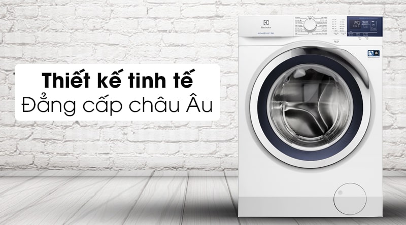 1. Máy giặt Electrolux EWF9024D3W thiết kế tinh tế, đẳng cấp châu Âu
