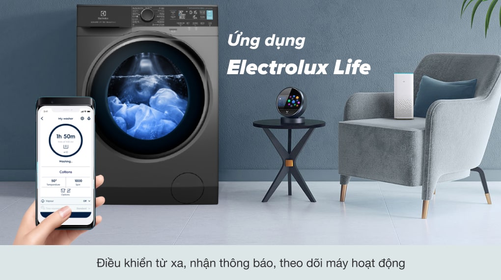 8. Dễ dàng điều khiển từ xa thông qua ứng dụng Electrolux Life