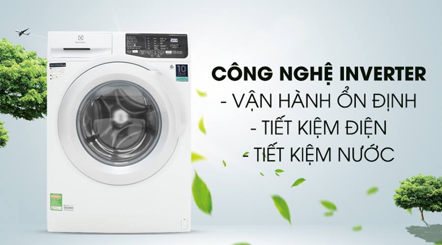 Máy giặt Electrolux trang bị công nghệ Inverter tiết kiện điện năng