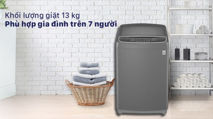 8. Máy giặt LG T2313VSAB phù hợp cho gia đình trên 7 thành viên