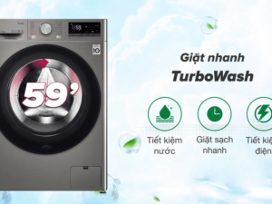 5. Tiết kiệm thời gian giặt giũ, giặt sạch và nhanh hơn với công nghệ Turbo Wash