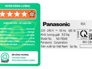 Máy giặt Panasonic 9Kg NA-F90A9BRV 4 may giat panasonic NA F90A9BRV 77 min
