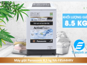 Máy giặt Panasonic NA-F85A4HRV có thiết kế nhỏ gọn, phù hợp gia đình 4 - 5 người