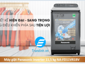 Máy giặt Panasonic inverter NA-FD11VR1BV thiết kế hiện đại, đẹp mắt